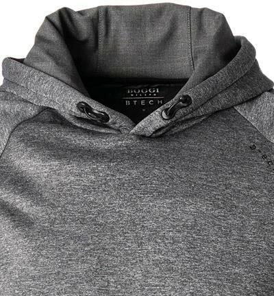 BOGGI MILANO Hoodie BO21A0019/01 Mikrofaser, Dunkelgrau meliert, Dunkelgrau 5 BOGGI MILANO Hoodie BO21A0019/01 Mikrofaser, Dunkelgrau meliert, Dunkelgrau – Bild 3
