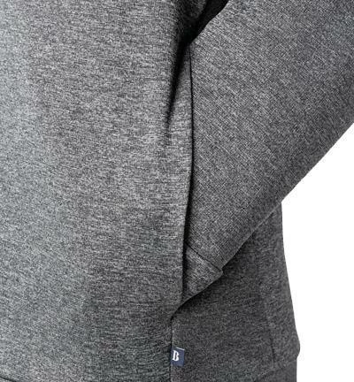 BOGGI MILANO Hoodie BO21A0019/01 Mikrofaser, Dunkelgrau meliert, Dunkelgrau 6 BOGGI MILANO Hoodie BO21A0019/01 Mikrofaser, Dunkelgrau meliert, Dunkelgrau – Bild 4