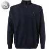 Polo Ralph Lauren Pullover 711723053/004 Troyer, Big&Tall, Wolle, Navy