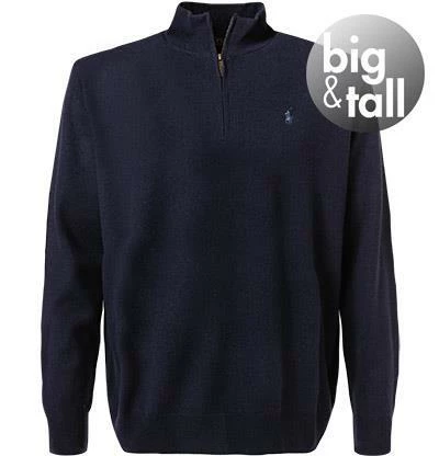 Polo Ralph Lauren Pullover 711723053/004 Troyer, Big&Tall, Wolle, Navy 4 Polo Ralph Lauren Pullover 711723053/004 Troyer, Big&Tall, Wolle, Navy – Bild 2