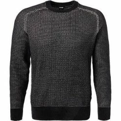 BOSS Pullover Katchy 50461378/001 Baumwolle, Schwarz meliert, Schwarz 8 BOSS Pullover Katchy 50461378/001 Baumwolle, Schwarz meliert, Schwarz -striangebote 382007 norm