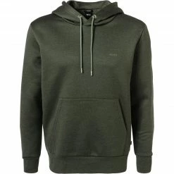 BOSS Hoodie Seeger 50462619/360 Baumwolle, Dunkelolive