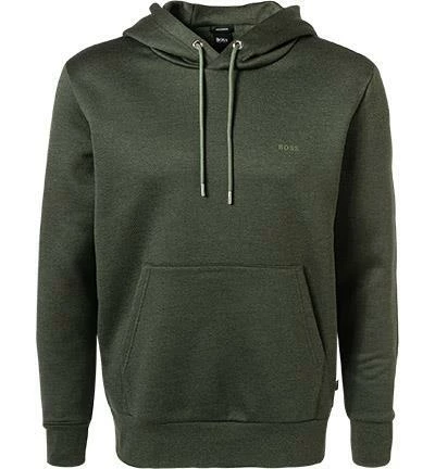 BOSS Hoodie Seeger 50462619/360 Baumwolle, Dunkelolive 4 BOSS Hoodie Seeger 50462619/360 Baumwolle, Dunkelolive – Bild 2