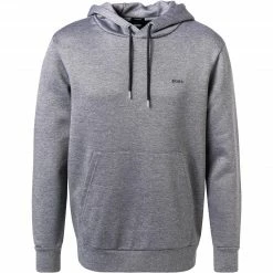 BOSS Hoodie Seeger 50462619/404 Baumwolle, Nachtblau meliert, Dunkelblau