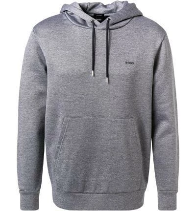 BOSS Hoodie Seeger 50462619/404 Baumwolle, Nachtblau meliert, Dunkelblau 4 BOSS Hoodie Seeger 50462619/404 Baumwolle, Nachtblau meliert, Dunkelblau – Bild 2