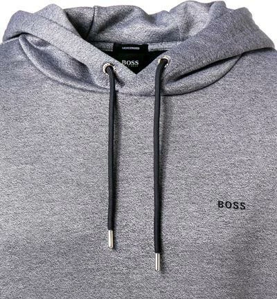 BOSS Hoodie Seeger 50462619/404 Baumwolle, Nachtblau meliert, Dunkelblau 5 BOSS Hoodie Seeger 50462619/404 Baumwolle, Nachtblau meliert, Dunkelblau – Bild 3