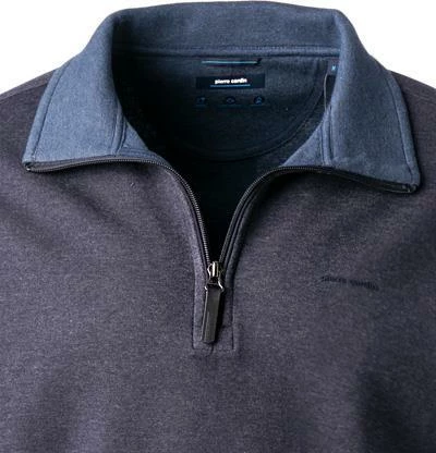 Pierre Cardin Troyer 54702/000/12425/3000 Baumwolle, Marineblau meliert, Marine 5 Pierre Cardin Troyer 54702/000/12425/3000 Baumwolle, Marineblau meliert, Marine – Bild 3