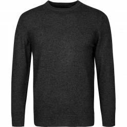 Marc O'Polo Pullover 131 5161 60504/989 Schurwolle-Baumwolle, Anthrazit meliert, Dunkelgrau