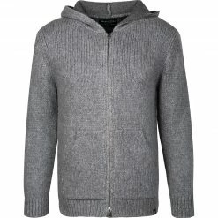 Marc O'Polo Cardigan 130 6218 61120/946 Schurwolle, Grau meliert, Grau