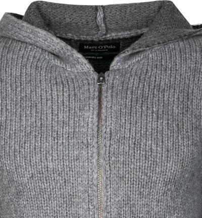 Marc O'Polo Cardigan 130 6218 61120/946 Schurwolle, Grau meliert, Grau 5 Marc O'Polo Cardigan 130 6218 61120/946 Schurwolle, Grau meliert, Grau – Bild 3