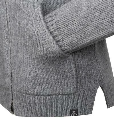 Marc O'Polo Cardigan 130 6218 61120/946 Schurwolle, Grau meliert, Grau 6 Marc O'Polo Cardigan 130 6218 61120/946 Schurwolle, Grau meliert, Grau – Bild 4