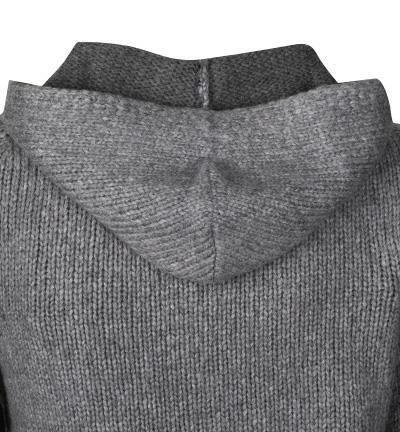 Marc O'Polo Cardigan 130 6218 61120/946 Schurwolle, Grau meliert, Grau 7 Marc O'Polo Cardigan 130 6218 61120/946 Schurwolle, Grau meliert, Grau – Bild 5