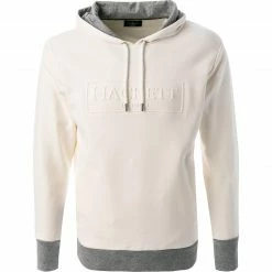 HACKETT Hoodie HM580989/8MI Classic Fit, Baumwolle, Ecru