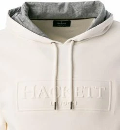 HACKETT Hoodie HM580989/8MI Classic Fit, Baumwolle, Ecru -striangebote 382392 norm2