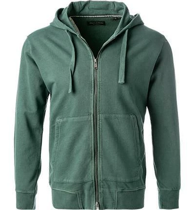 Marc O'Polo Sweatjacke 220 4003 57058/469 Bio Baumwolle, Grün 4 Marc O'Polo Sweatjacke 220 4003 57058/469 Bio Baumwolle, Grün – Bild 2