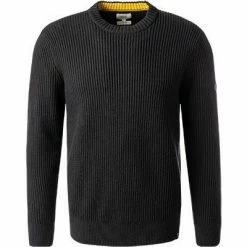 camel active Pullover 409545/6K15/88 Baumwolle-Wolle, Schwarz -striangebote 382526 norm