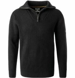 camel active Pullover 409586/6K16/88 Troyer, Baumwolle-Wolle, Schwarz -striangebote 382528 norm