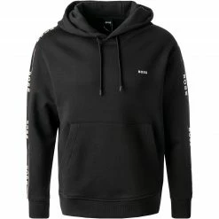 BOSS Hoodie Seeger 50472009/001 Baumwolle, Schwarz