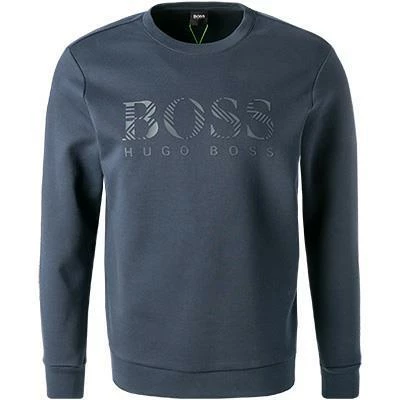 BOSS Sweatshirt Salbo Iconic 50463755/410 Baumwolle, Navy 4 BOSS Sweatshirt Salbo Iconic 50463755/410 Baumwolle, Navy – Bild 2