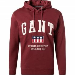 Gant Hoodie 2047069/604 Baumwolle, Bordeaux