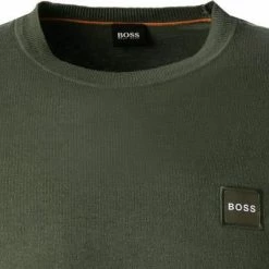 BOSS Pullover Kanovant 50459185/360 Baumwolle-Kaschmir, Jägergrün -striangebote 382731 norm2