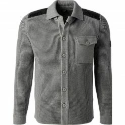 JOOP! Cardigan JJ221K016 30029973/041 Baumwolle, Grau