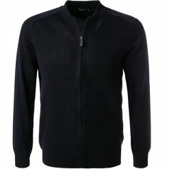 Maerz Strickjacke 582100/399 Cardigan, Merinowolle, Nachtblau