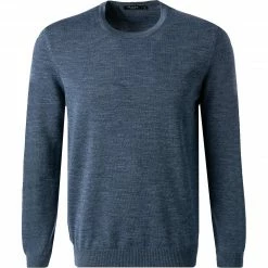 Maerz Pullover 470500/382 Modern Fit, Merinowolle, Jeansblau