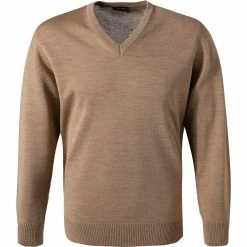 Maerz V-Pullover 490400/150 Merinowolle, Haselnuss