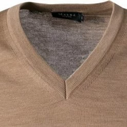 Maerz V-Pullover 490400/150 Merinowolle, Haselnuss -striangebote 383049 norm2