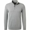 Barbour Pullover Cottn Half Zip grey MKN1074GY52 Toyer, Baumwolle, Grau -striangebote 383297 master