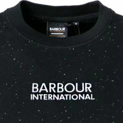 Barbour Sweatshirt Pins black MOL0327BK31 Baumwolle, Schwarz-weiß meliert -striangebote 383315 norm2