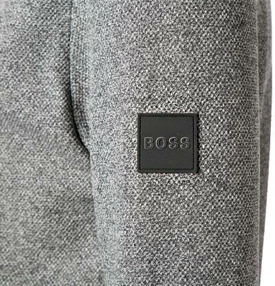 BOSS Sweatjacke Skiles 50461364/001 Baumwolle, Schwarz meliert , Schwarz 6 BOSS Sweatjacke Skiles 50461364/001 Baumwolle, Schwarz meliert , Schwarz – Bild 4