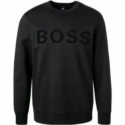 BOSS Sweatshirt Stadler 50462618/001 Baumwolle, Schwarz