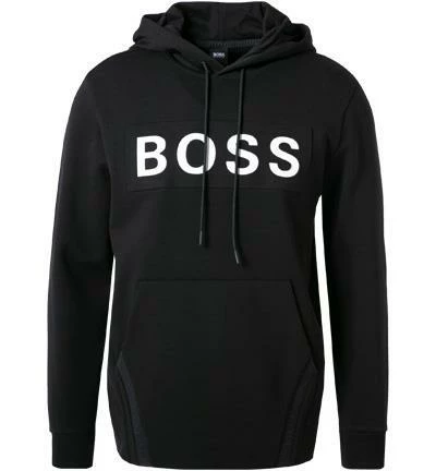 BOSS Hoodie Soody 50461617/001 Baumwolle, Schwarz 4 BOSS Hoodie Soody 50461617/001 Baumwolle, Schwarz – Bild 2