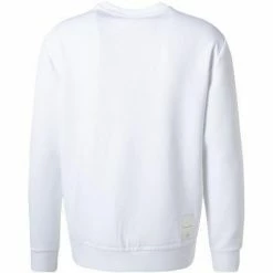 BOSS Sweatshirt Salboa 50456415/100 Baumwolle-Kunstleder, Weiß -striangebote 383418 norm4
