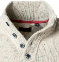 N.Z.A. Pullover 21KN452/1011 Troyer, Baumwolle, Creme meliert, Creme -striangebote 383438 norm2