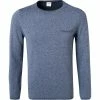 OLYMP Casual Level Five B. Fit Pullover 5356/15/15 Body Fit, Schurwolle-Leinen, Blau meliert, Blau -striangebote 383584 master