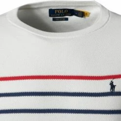 Polo Ralph Lauren Pullover 710857758/001 Pima Baumwolle, Weiß gestreift, Weiß 8 Polo Ralph Lauren Pullover 710857758/001 Pima Baumwolle, Weiß gestreift, Weiß -striangebote 383613 norm2