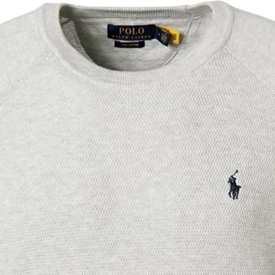 Polo Ralph Lauren Pullover 710857753/002 Pima Baumwolle, Grau meliert, Grau 5 Polo Ralph Lauren Pullover 710857753/002 Pima Baumwolle, Grau meliert, Grau – Bild 3
