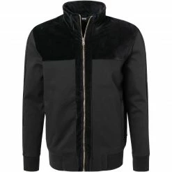 BOSS Sweatjacke Scavo 50462646/001 Baumwolle, Schwarz