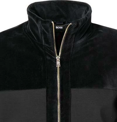 BOSS Sweatjacke Scavo 50462646/001 Baumwolle, Schwarz 5 BOSS Sweatjacke Scavo 50462646/001 Baumwolle, Schwarz – Bild 3