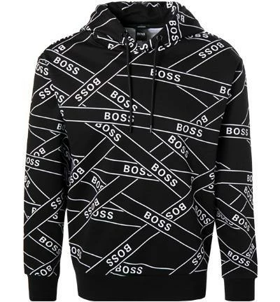 BOSS Hoodie Seeger 50462407/001 Baumwolle, Schwarz 4 BOSS Hoodie Seeger 50462407/001 Baumwolle, Schwarz – Bild 2