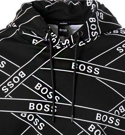 BOSS Hoodie Seeger 50462407/001 Baumwolle, Schwarz 5 BOSS Hoodie Seeger 50462407/001 Baumwolle, Schwarz – Bild 3