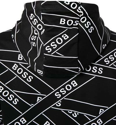 BOSS Hoodie Seeger 50462407/001 Baumwolle, Schwarz 6 BOSS Hoodie Seeger 50462407/001 Baumwolle, Schwarz – Bild 4