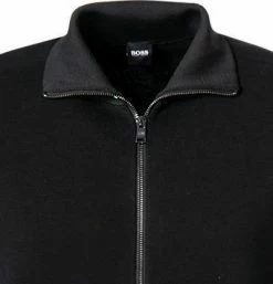 BOSS Cardigan Urient 50463045/001 Strickjacke, Baumwolle, Schwarz -striangebote 383672 norm2