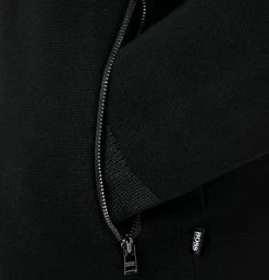 BOSS Cardigan Urient 50463045/001 Strickjacke, Baumwolle, Schwarz -striangebote 383672 norm3