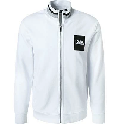 KARL LAGERFELD Sweatjacke 705081/0/521900/10 Baumwolle, Weiß 4 KARL LAGERFELD Sweatjacke 705081/0/521900/10 Baumwolle, Weiß – Bild 2