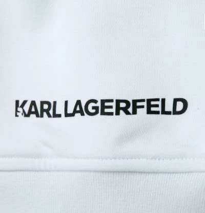 KARL LAGERFELD Sweatjacke 705081/0/521900/10 Baumwolle, Weiß 6 KARL LAGERFELD Sweatjacke 705081/0/521900/10 Baumwolle, Weiß – Bild 4