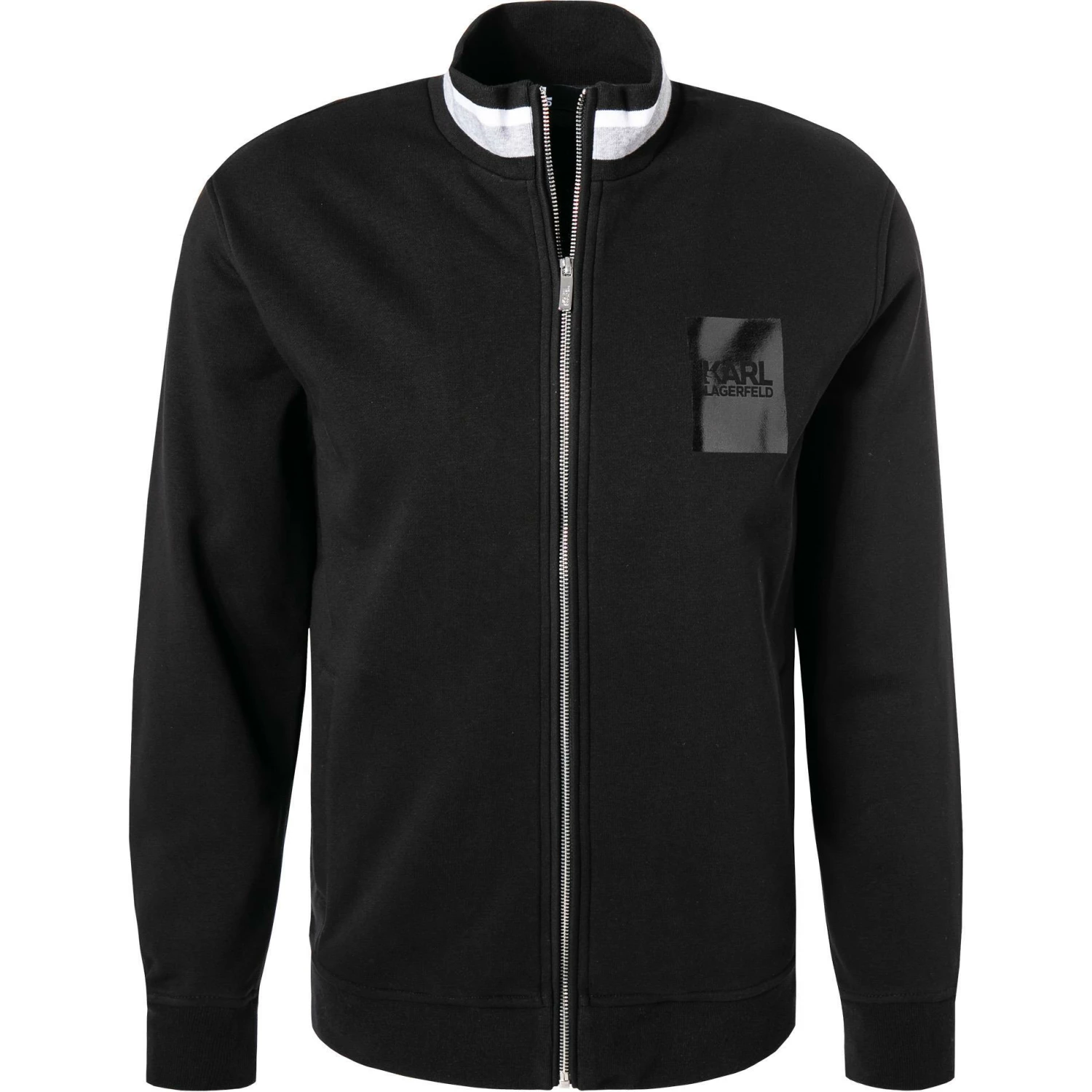 KARL LAGERFELD Sweatjacke 705081/0/521900/990 Baumwolle, Schwarz 3 KARL LAGERFELD Sweatjacke 705081/0/521900/990 Baumwolle, Schwarz